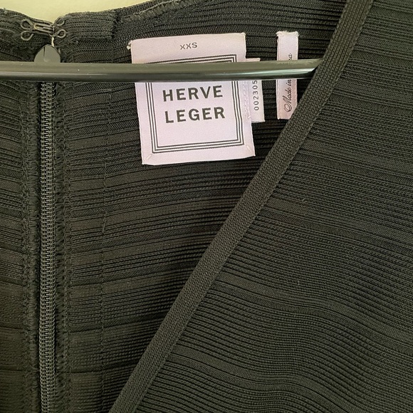 Hervé Leger Black Cocktail Dress - Picture 5 of 5